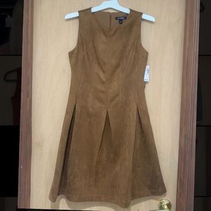 Brown Suede Dress